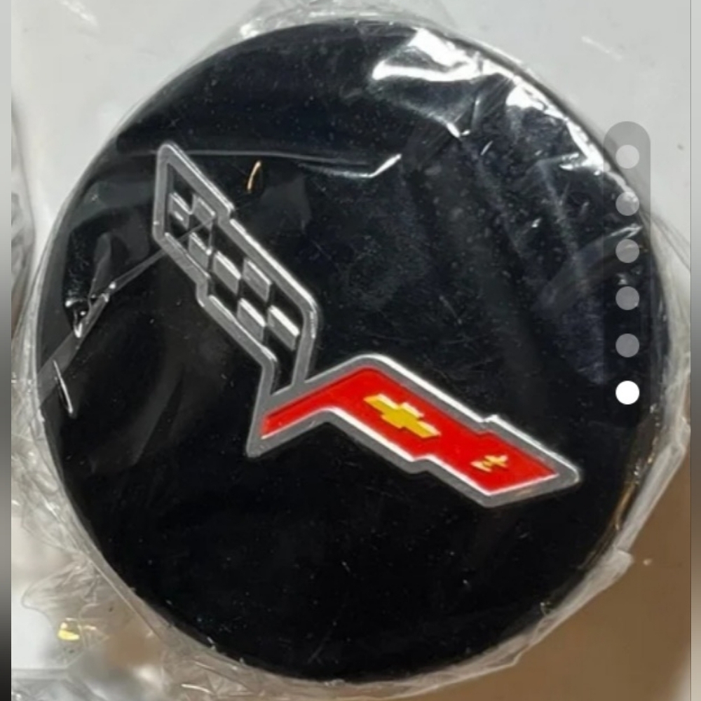 New 4 Chevy Corvette C7 68mm rim center caps